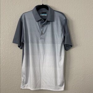PGA Tour Gradient Gray Polo Shirt